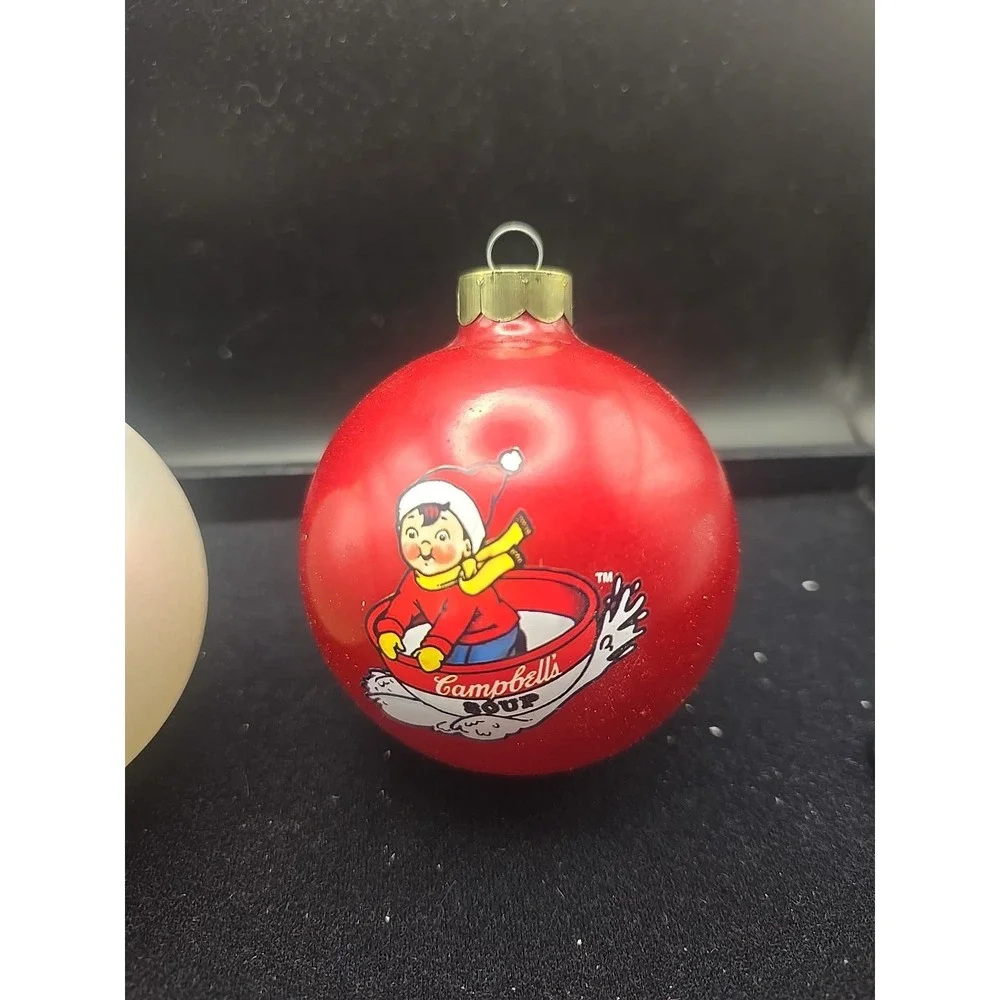 2 Campbell's‎ Christmas Ornaments  25W